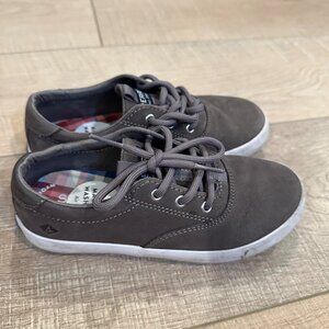 SPERRY BOYS LACE UP GRAY SHOES SIZE 12.5